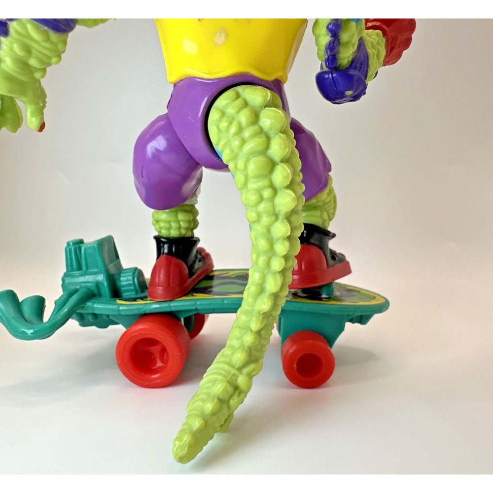 Vintage 1990 TMNT Mondo Gecko Complete w/ File Card Teenage Mutant Ninja Turtles - Picture 9 of 15